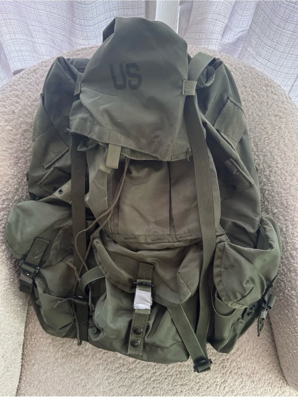USGI Large ALICE LC-1 Field Pack Rucksack Backpack w/ Frame Olive